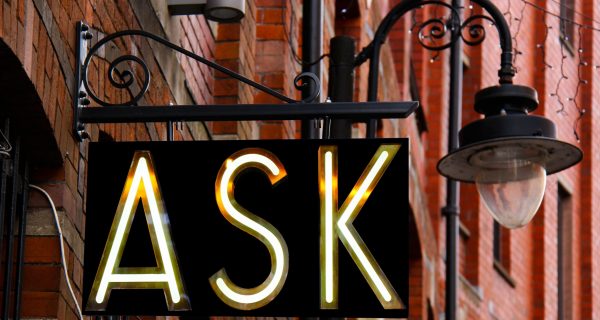 Canva – Ask Sign on the Street Canva - Ask Sign on the Street